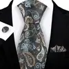 2025 Nueva Corbata para Hombre Jacquard de Poliéster 8cm Corbata de Cachemira Negocios Corbata de Alta Gama para Hombre Personalización