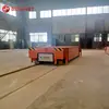 Vehículo Plano Eléctrico de Baja Tensión Alimentado por Rieles, Oruga de Paso Elevado de Doble Vía, Carrito Plataforma de Carga Montado en Rieles Controlado Remotamente