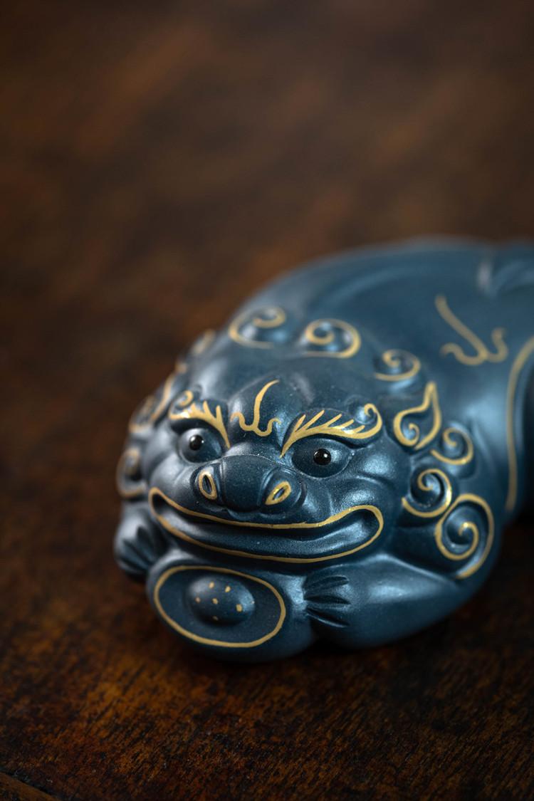 描金貔貅绿泥三款202041