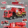 Brinquedos Infantis Caminhão de Bombeiros Semirreboque Caminhão Betoneira Caminhão de Bombeiros Caminhão de Saneamento Veículo Militar Brinquedos de Simulação Atacado