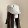Boné de equitação estilo workwear, de qualidade de exportação, de secagem rápida, leve, respirável, cor sólida, simples, casual, versátil e elegante, com aba pequena