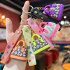 Llavero de Bolso Grande 3D Realista de Gran Venta Transfronteriza, Colgante de Bolso de Moda y Creativo Estilo Chanel para Mujer