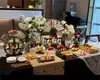 Mesa de Postres China Adornos Soporte de Exhibición Compromiso Boda Montaje de Mesa Bandeja Estantería Decoración de Boda Descanso para el Té Soporte para Pasteles