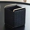 Caja de Pañuelos para Sala de Estar Estilo Mesa de Centro Juego de Cajas de Pañuelos Domésticas Caja de Almacenamiento para Controles Remotos Estilo Crema Adornos Antiguos