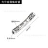 Prata Pura 999 Haste Argola Joia Tubo Curvo Acessórios DIY Tubo para Pulseira Pingente de Colar Pulseira de Tubo Curvo de Prata Acessórios
