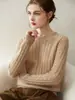 Nuevo suéter de punto trenzado cálido, holgado, simple, ligero, casual, cómodo, de cuello redondo, suéter de cachemira para mujer, otoño e invierno
