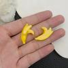 Colgante de Fruta Estéreo Artificial de Resina DIY Fresa Pequeña Naranja Manzana Llavero Pulsera Accesorios de Joyería