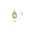 Nuevas Joyas para Uñas LZ Corazón de Crohn Cruz Cuadrado Largo Amor Gota de Agua Joyería Lazo Uñas Accesorios Estéreo