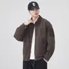 Jaqueta de Trabalho Work Jacket Detroit Masculina Algodão Puro Lavado Estrutura Pesada Estilo Montanha Retrô Nova Outono Lapela Americana