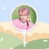 Zhou Keyu Placa de Sinalização de Fã com Cabeça Grande em Forma de Leque Fã de Concerto Mercadoria Estilo Igual do Tiktok