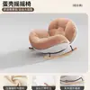 Sillón Mecedor de Cáscara de Huevo Sillón Puf Reclinable para Adultos Puede Dormir Balcón Silla de Ocio para el Hogar Puf Individual para Sala de Estar