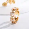 Anillo de Lujo Ligero de Moda Coreana Tendencia en Tiktok con Microincrustaciones de Diamante y Madreperla para Mujer con Acabado de Alta Gama Que No Se Desvanece