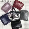 Bolso Cruzado de Cuero Lavado para Mujer, Bolso de Cuero para Mujer para Venta Ambulante, Bolso Casual, Suministro Mayorista de Bolsos para Mamá