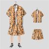 Sanya Isla de Hainan ropa camisa de playa traje de hombre camisa de flores de manga corta estilo hawaiano ropa holgada de secado rápido entrega de una pieza