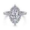 Anillo Oval de Zircón Plata Esterlina para Mujer Nicho de Alta Gama Europeo y Americano Transfronterizo Anillo de Plata 925 Anillo de Zircón