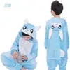 Pijama Enterizo de Dinosaurio de Dibujos Animados Lindo Perro Amarillo Grande para Otoño e Invierno para Chicos y Chicos para Parejas de Perros Ropa de Casa Franela