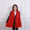 Rojo Chino Bendición de Paz Bufanda Roja Apertura de Empresa Evento de Reunión Anual Bordado Patrón de Impresión diy