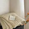 Colcha de punto estilo INS con diseño de nube de dibujos animados para primavera y otoño, colcha de invierno suave y cálida con borde enrollado, lavable a máquina, adecuada para uso en dormitorio
