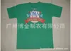 Camiseta de algodón puro con cuello redondo para publicidad, camiseta individual original de comercio exterior, camiseta básica ajustada de manga corta para hombre, pedido de ropa grupal.