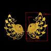 Yingyi Jewelry DIY Estilo Tang Restauração Li Coroa Ornamentos Phoenix Cauda Grampo de Cabelo Antigo Headwear Material de Coroa de Cabelo