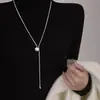 Pingente de Corrente para Suéter para Primavera e Outono, Acessório de Roupa, Cristal Elegante Versátil Moda Simples Acessório de Franja