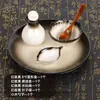 Recipiente para aceite esencial cuenco para aceite esencial plato para aceite esencial bandeja de cerámica herramienta de masaje para spa botella de aroma salón de belleza