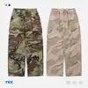 Pantalones de trabajo TRS American workwear 26AW camuflaje estilo leñador callejero lavado sueltos pierna ancha pierna recta para hombres y mujeres