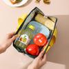 Bolsa de tela Oxford con aislamiento térmico, lonchera, bolso de mano, lonchera para estudiantes, lonchera, lonchera rectangular de aluminio