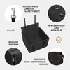 Correa de Cinturón de Seguridad para Asiento Trasero de Coche para Mascotas Transfronteriza, Alfombrilla Estable para Mascotas de Coche, Plegable Impermeable, Anti-Suciedad, Anti-Rayaduras