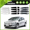 Adecuado para 13-17 Peugeot 408 manija de puerta decoración tira brillante tazón de puerta manija accesorios de modificación antiarañazos