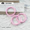 Accesorios de joyería para bricolaje, pintura de color, anillo de hierro, anillo de conexión, llavero, colgante de aleación, hecho a mano, material colgante a granel