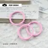 Accesorios para Joyería DIY Anillo de Hierro Pintado Colorido Anillo de Conexión Colgante para Llavero Aleación Colgante Hecho a Mano Material de Colgante al por Mayor