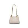 Nova Bolsa de Mão Tecida de Luxo Leve para Mulheres, Bolsa de Ombro, Grande Capacidade, Textura de Corrente, Bolsa para Paraquedas