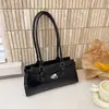 Bolsa de axila personalizada estilo francês para mulheres, nova coleção 2026, design de nicho, bolsa de mão estilosa, bolsa de ombro, bolsa almofada