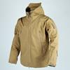 Chaqueta exterior softshell piel de tiburón para otoño e invierno, cortavientos táctico, cortavientos de camuflaje para hombre, chaqueta holgada para fan militar de hombre