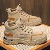 Zapatos de Hombre 2025 Nuevo Invierno Protección Laboral Obra Construcción Trabajo Impermeable Antideslizante Resistente al Desgaste Deportivos Casual Ropa de Trabajo Martin Zapatos de Moda