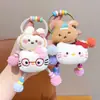 Diadema de Muñeca Divertida de Dibujos Animados para Niños Cuerda de Pelo de Felpa Otoño e Invierno para Niñas Cola de Caballo Alta No Lastima la Cuerda del Pelo Banda de Goma Accesorios para la Cabeza
