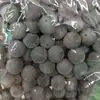 16mm acrílico flocado furo reto cor contas soltas miçangas DIY joias cordão de cabelo corrente de celular pendente de carro acessórios
