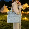 2026 Transfronteiriça Grande Capacidade Estilo Preguiçoso Moda Versátil Bolsa de Ombro Única Estilo Coreano Tendência Retrô Casual Bolsa de Mão Tote