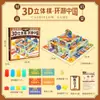 Panduoduo Ajedrez de Serpiente Voladora Tridimensional Juego de Mesa Monopoly para Niños Juguete Educativo Ajedrez Entretenimiento de Ocio
