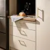 Manijas para puertas de gabinete y zapatero retro estilo francés Palof, tiradores para cajones de armario estilo mid-century moderno, manijas para puertas de gabinete de aleación de zinc