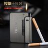 Focus Trailblazer Paquete de 9 Caja Automática para Cigarrillos Portátil a Prueba de Presión Caja Dividida para Cigarrillos con Encendedor Desechable