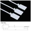Bridas de Plástico para Cables con Identificación QT-150I-FG Color Plástico Señalización Brida de Nylon para Cables de Logística y Líneas Eléctricas