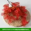 Flores Artificiales Rojo Borgoña Materiales de Flores Rosas Artificiales Flores Falsas Boda Salón de Bodas Decoración del Hogar Flores Artificiales al por Mayor
