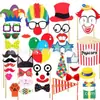 Novos Adereços de Porta-Retrato de Papel Conjunto de 36 Peças Barba de Papel Engraçada Casamento Aniversário Suprimentos Criativos para Festa