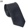 Moda casual de estilo británico coreano 5CM corbata delgada estrecha de moda para estudiante masculino femenino estampado de cuadros lunares a rayas
