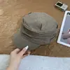 Sombrero de Equitación Plisado Vintage para Mujer, Estilo Otoño, Transpirable, Boina Adelgazante, Elegante y con Estilo, Gorra Newsboy para Cabeza Grande