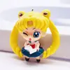 Chaveiro Acessórios Chave de Menina Guerreira Bonita de Desenho Animado Animação Japonesa e Coreana Presente Artesanal Pingente Acessórios para Bolsa Feminina Material