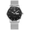 Reloj Oulisi Modelo Nuevo Comercio Exterior Wholesale con Esfera, Reloj de Examen Delgado de Moda para Estudiantes de Secundaria, Reloj de Cuarzo Silencioso