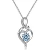 Collar Cruz de Plata de Ley s925 Estilo Japonés y Coreano Lujo Ligero Corazón Doce Signos del Zodiaco Colgante de Amazon Cadena para la Clavícula
